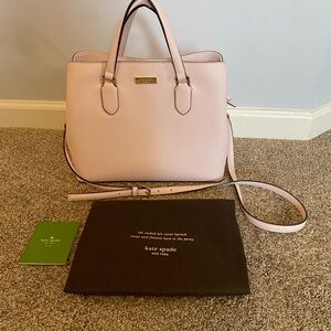 Kate Spade Light Pink Leather Satchel